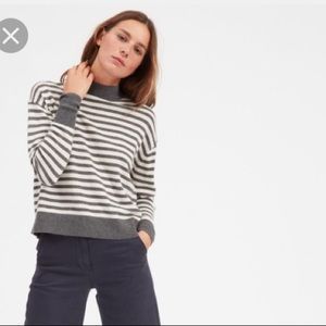 Everlane Cashmere Crop Mockneck Sweater